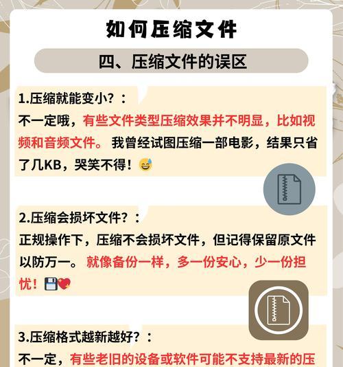 电脑压缩格式错误的解决方法（掌握正确的电脑压缩格式，避免错误发生）